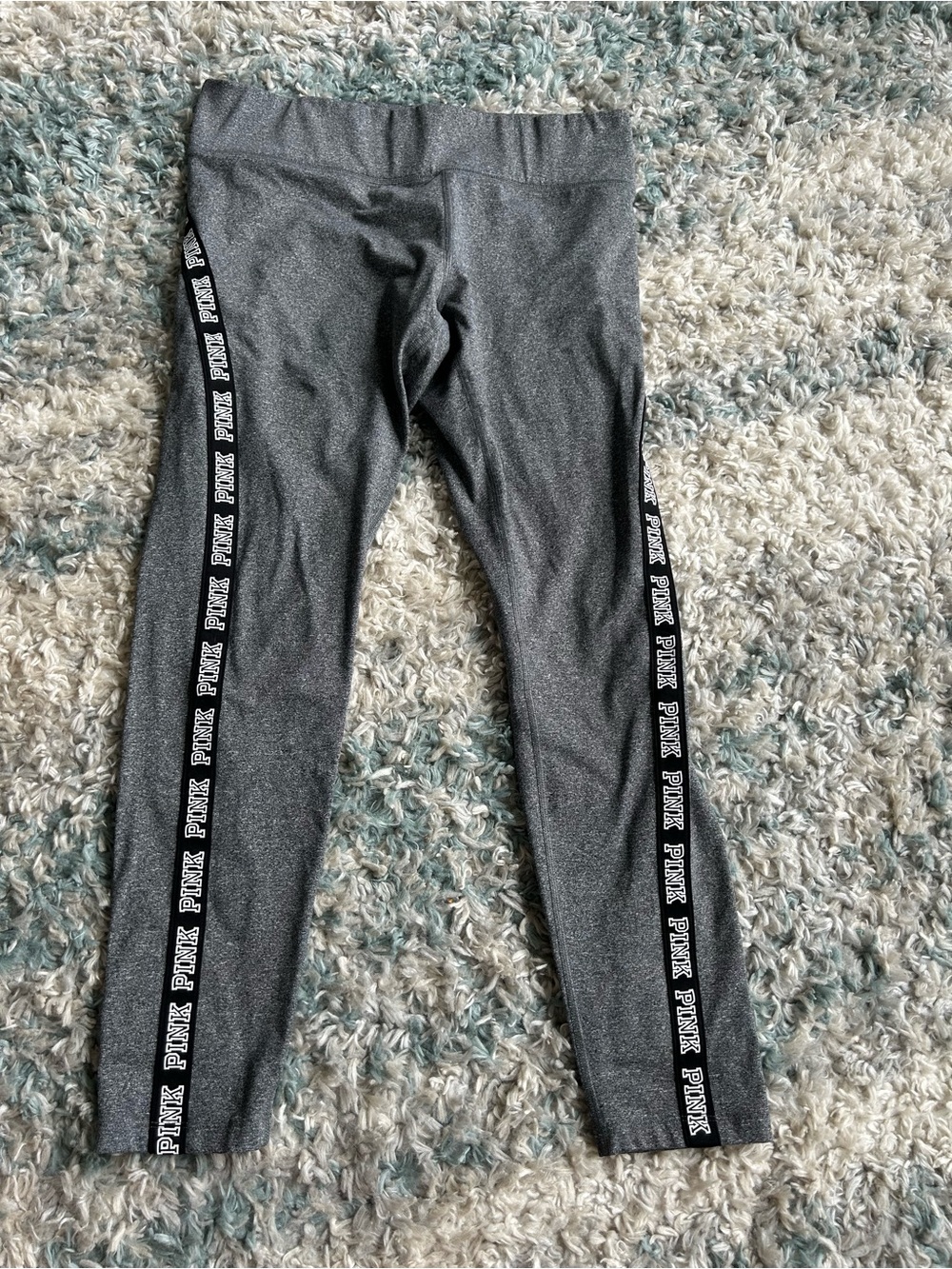 PINK Victoria's Secret Yoga Leggings with Logo Side Tape